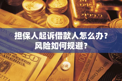 济南担保人起诉借款人怎么办？风险如何规避？