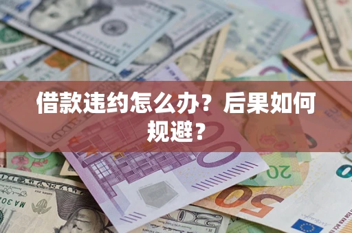 济南借款违约怎么办？后果如何规避？
