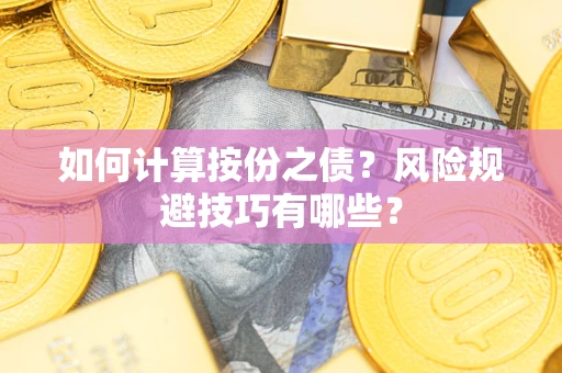 济南如何计算按份之债？风险规避技巧有哪些？