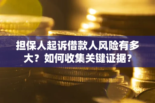 济南担保人起诉借款人风险有多大？如何收集关键证据？