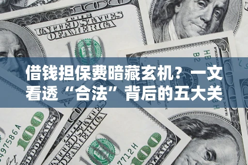 济南借钱担保费暗藏玄机？一文看透“合法”背后的五大关键陷阱